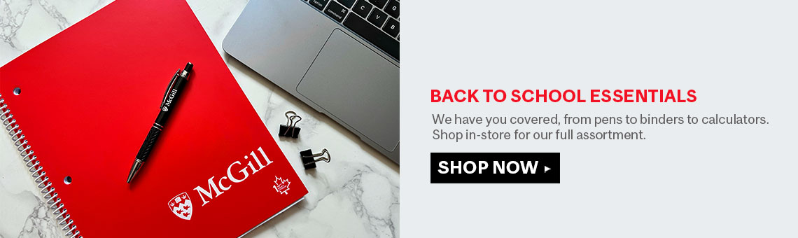 We have you covered, from pens to binders to calculators. Shop in-store for our full assortment.