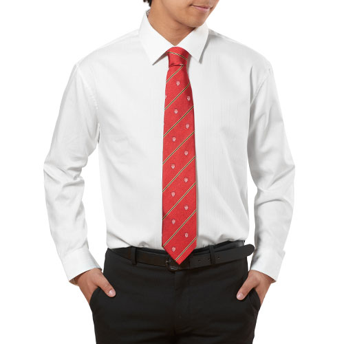 McGill University Alumni Tie Red Gold