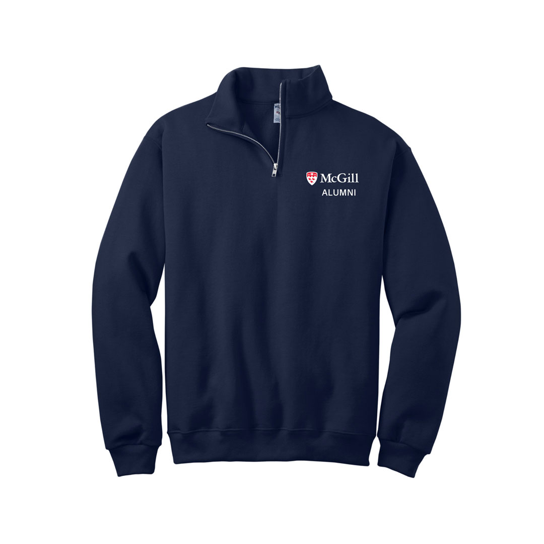 McGill Alumni 1/4 Zip Navy