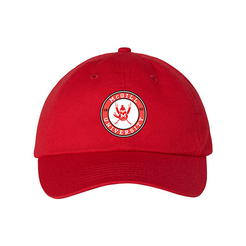 DAD HAT CHEERING MARTLET RED