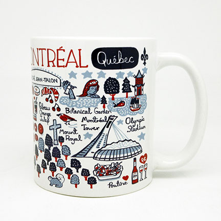 Montreal Cityscape Mug by Julia Gash