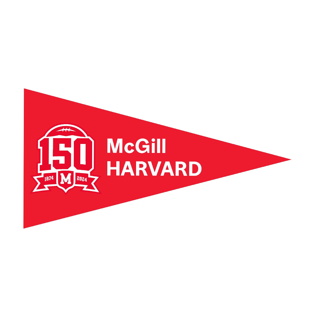 UNISEX - Celebrate the first ever intercollegiate game of rugby style football in North America and the McGill Redbirds 150 years of history against the Harvard Crimson. Measuring 10.5" x 5.5", it features the commemorative 150th anniversary logo and is the perfect souvenir from the big game!