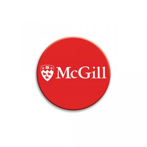 McGill Fridge Magnet Red, White and True