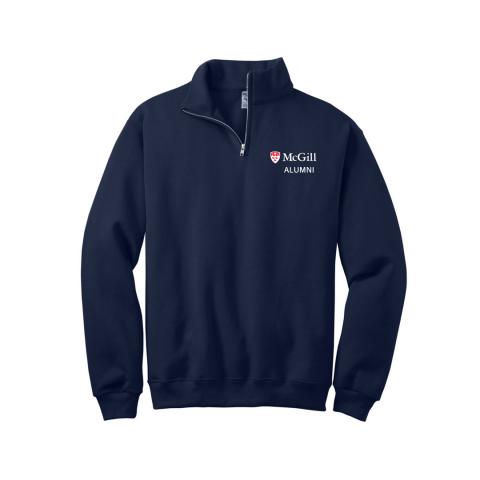 McGill Alumni 1/4 Zip Navy