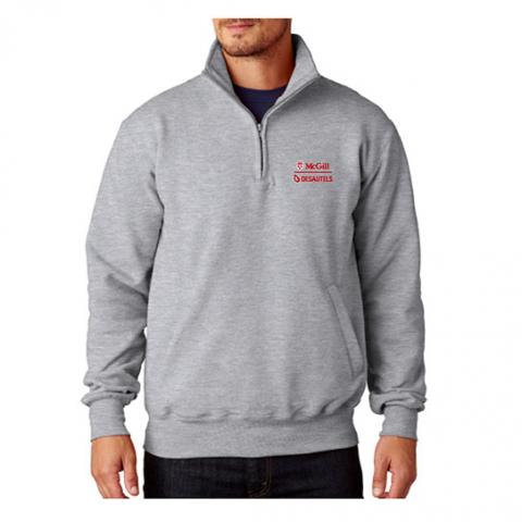 Desautels Champion 1/4 zip Heather Grey