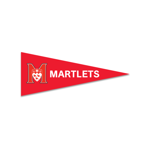 Go Martlets Go! Show your team pride with this full colour Martlets imprint pennant. Measuring 30" x 12", it is the perfect way to support your team at home or on game day.