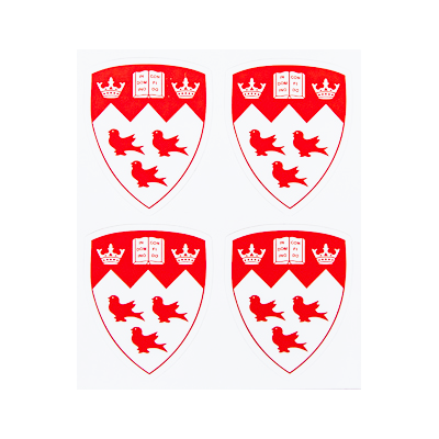 McGill Crest Sticker 4 Pack