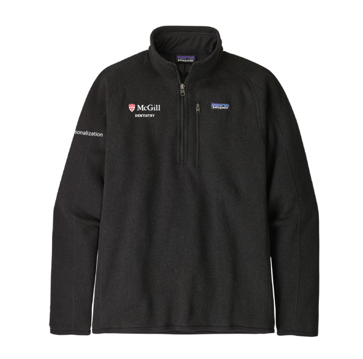 Patagonia Men's QTR ZIP BK