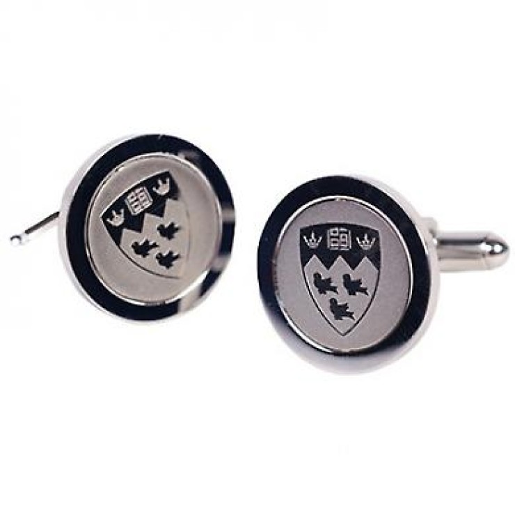 McGill University Graduation Commemorative Cufflinks Silver