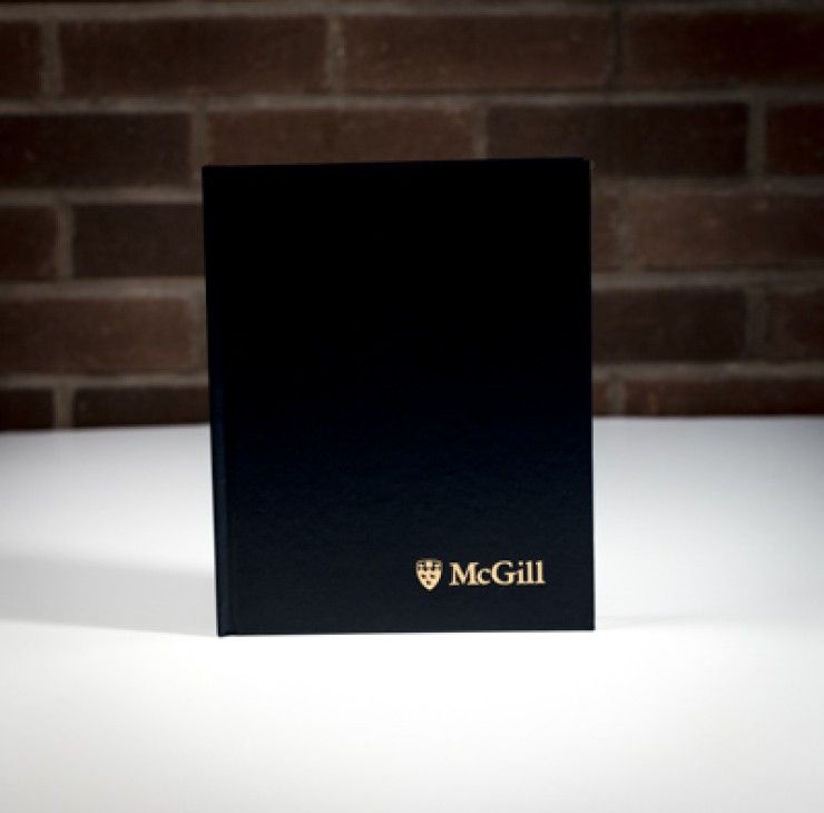 McGill University Composition Book Black