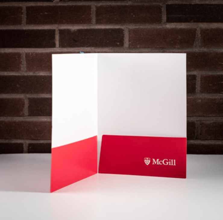 McGill University Folder Red 