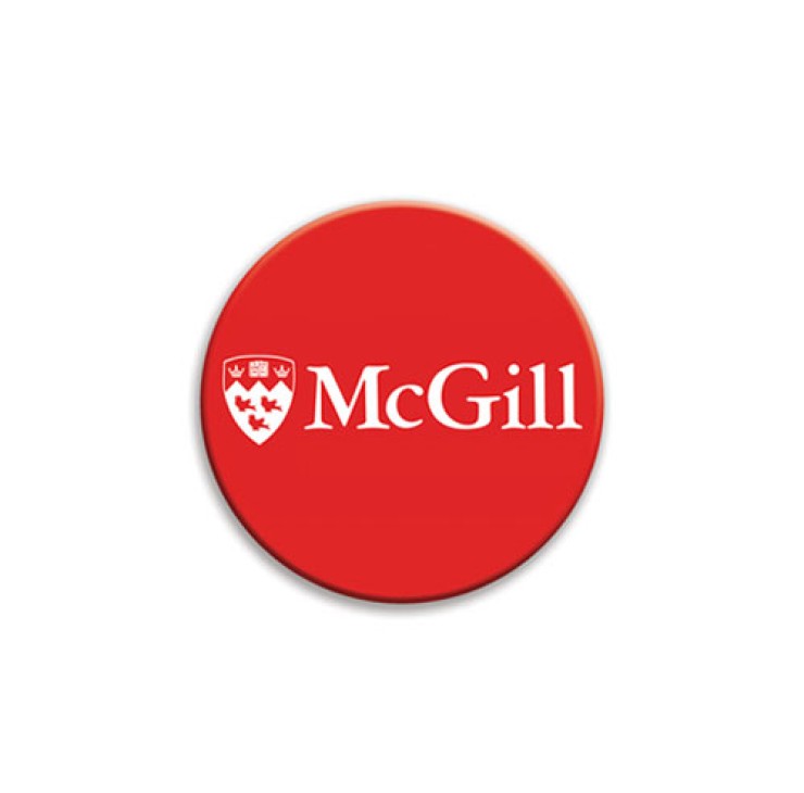 McGill Fridge Magnet Red, White and True