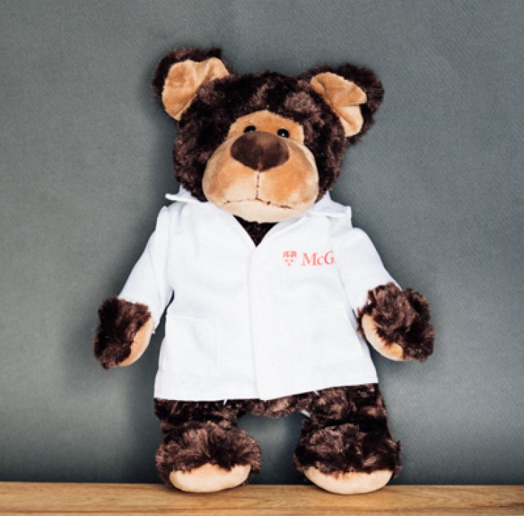 McGill Teddy Bear With Lab Coat