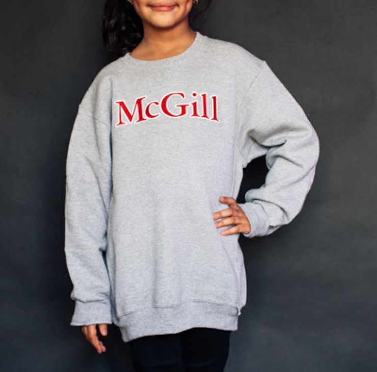 SWEATSHIRT YOUTH CREW 2 COLOUR PRINT OXFORD