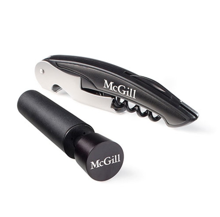 McGill Wine Bottle Opener and Vacuum Stopper