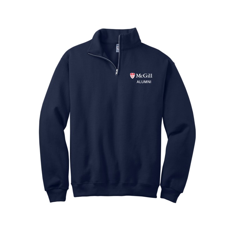 McGill Alumni 1/4 Zip Navy