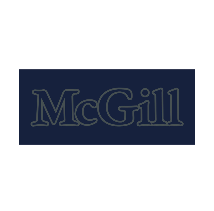 Tone-on-Tone embroidered McGill Logo on Navy