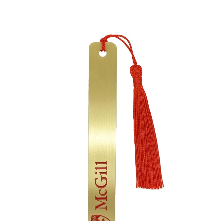 McGill Crest Gold Bookmark