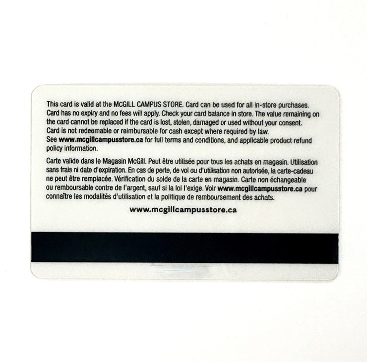 Campus Store In-Store Gift Card
