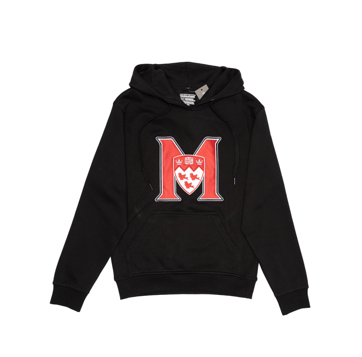 UNISEX – This classic fit pullover hoodie features a relaxed, comfortable silhouette that is neither too tight nor too loose. It offers ample room for layering without being baggy, making it ideal for everyday wear. The double fleece-lined hood is perfect for chilly weather. With ribbed cuffs and waistband, it features the McGill Athletics logo front and center so everyone knows which team you are cheering for.