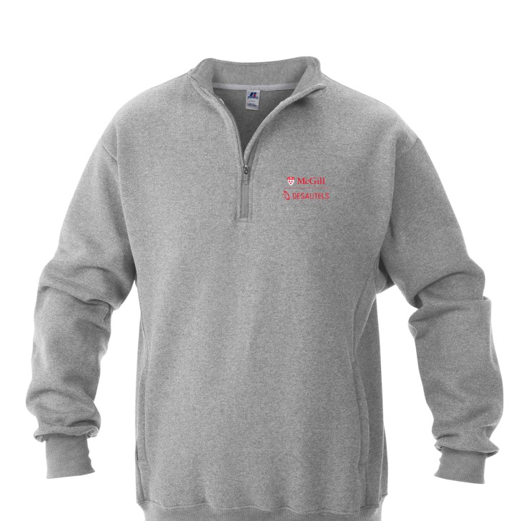 Desautels Russell quarter zip-Oxford