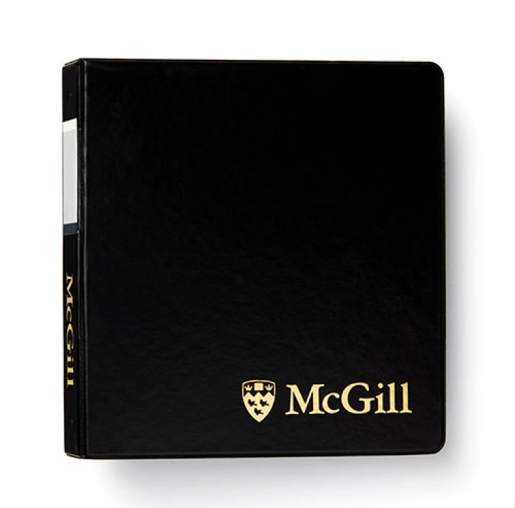 McGill Classic Binder 2 inches - BLACK