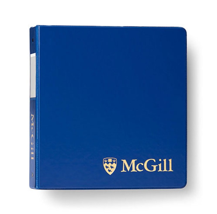 McGill Classic Binder 1.5 inch - BLUE