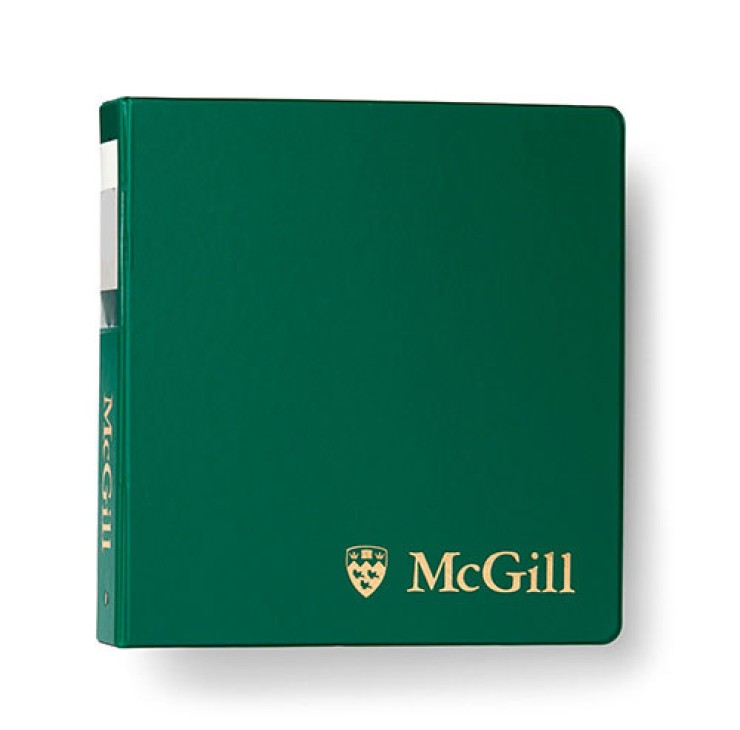 McGill Classic Binder 1.5 inch - GREEN