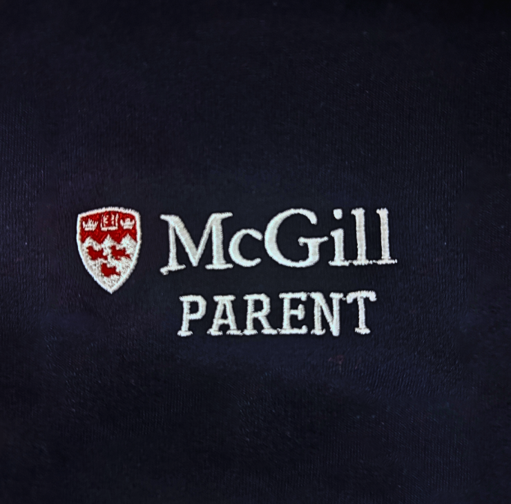 UNISEX - Cozy up with this McGill Parent 1/4-zip fleece. Not only is it pill-resistant it also features rib cuffs, a ribbed waistband, and a premium embroidered McGill Parent logo on the left chest.