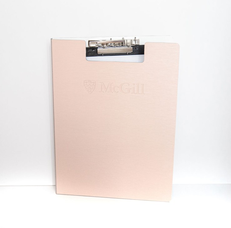 McGill Embossed Textured Clipboard in Rose