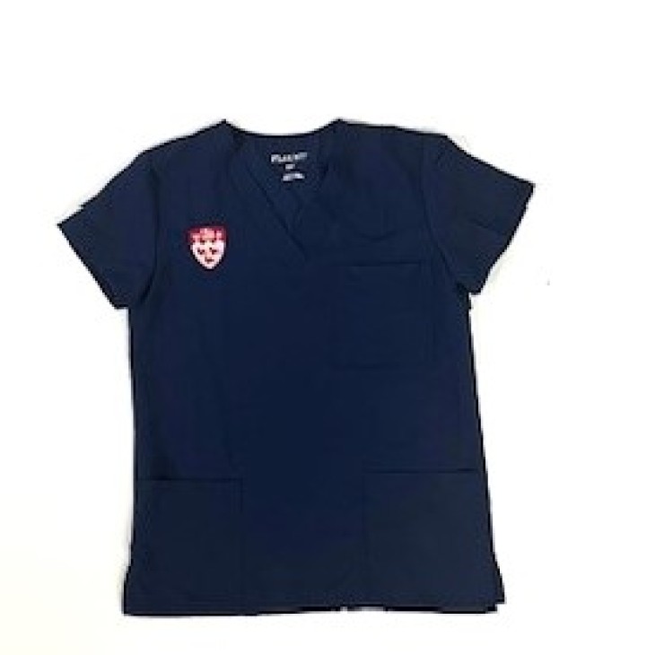 McGill Men's V-Neck Scrub Top