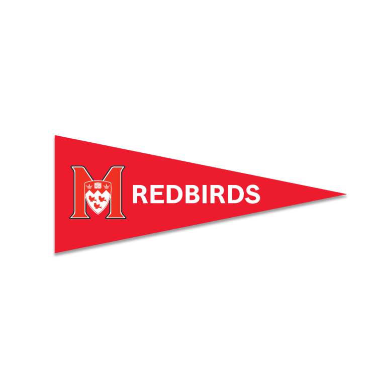 Go Redbirds Go! Show your team pride with this full colour Redbirds imprint pennant. Measuring 30" x 12", it is the perfect way to support your team at home or on game day. 