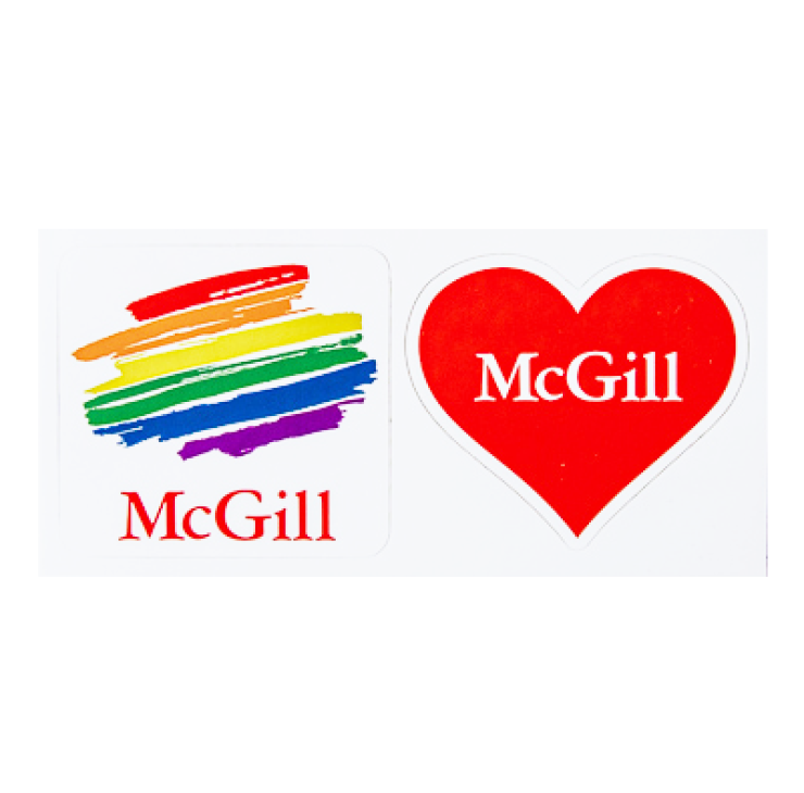 McGill Pride Sticker Pack