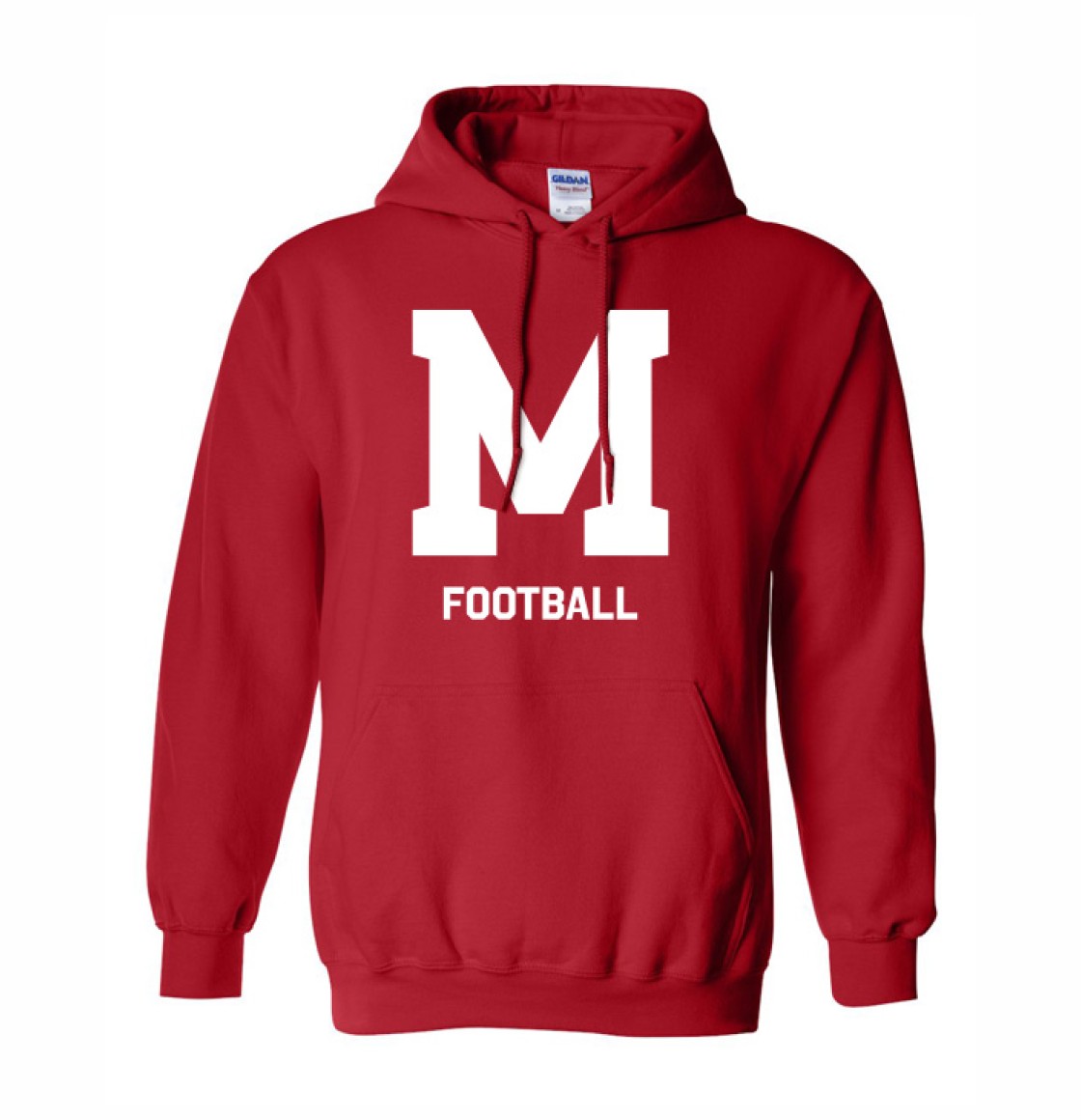 Personalized Football Hoodie Front