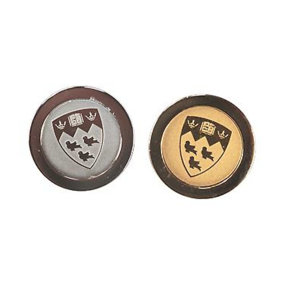 McGill University Commemorative Lapel Pin Gold Silver