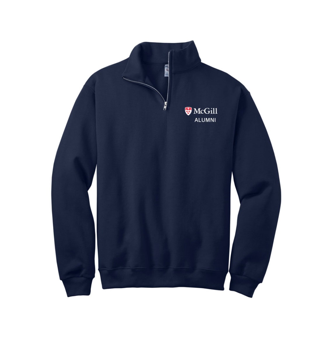 McGill Alumni 1/4 Zip Navy