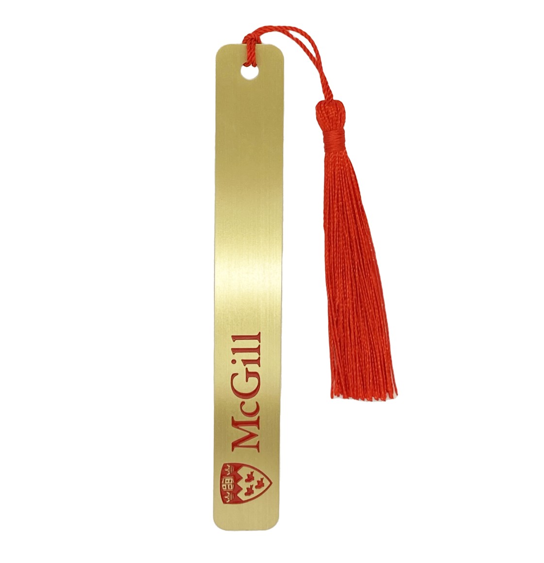 McGill Crest Gold Bookmark