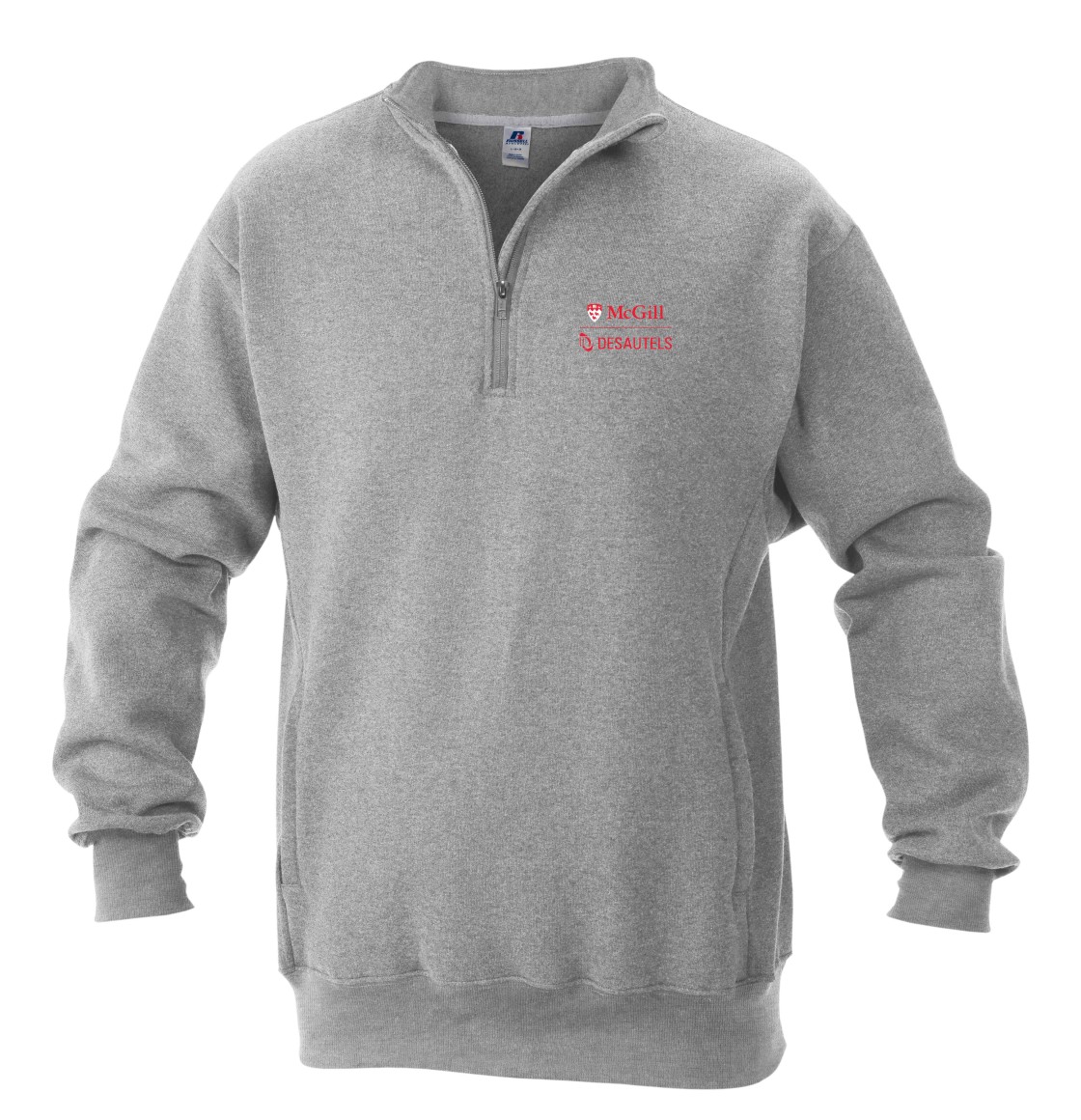 Desautels Russell quarter zip-Oxford