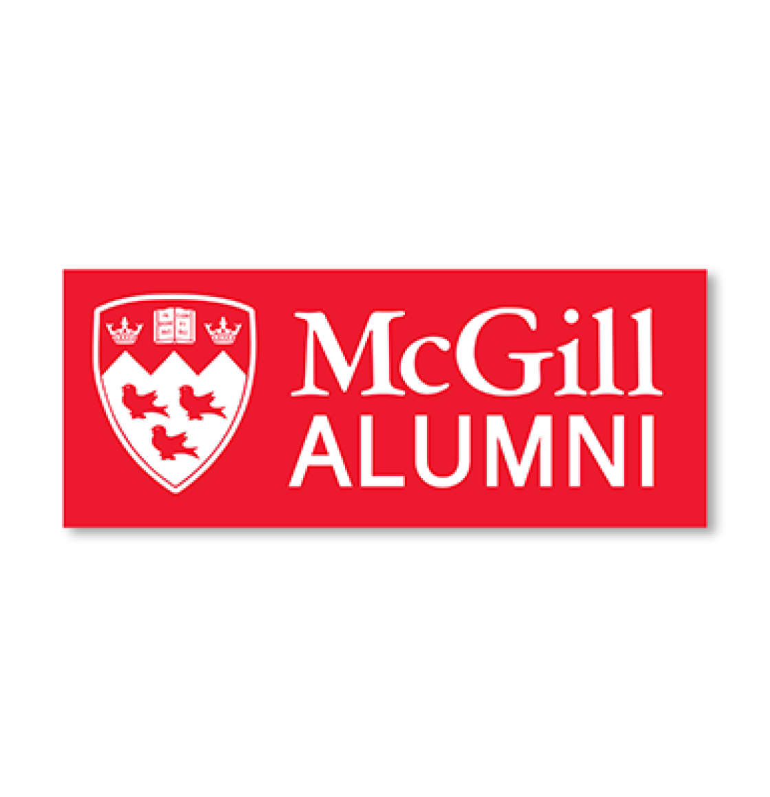 Attention alumni! A McGill Bumper Sticker just for you! These 3M 8" matte vinyl stickers are safe to stick on your car bumper so you can let everyone know where your future began. They are also great to use on laptops, notebooks or water bottles. The adhesive is strong enough for a permanent stick but can be removed without leaving a residue behind