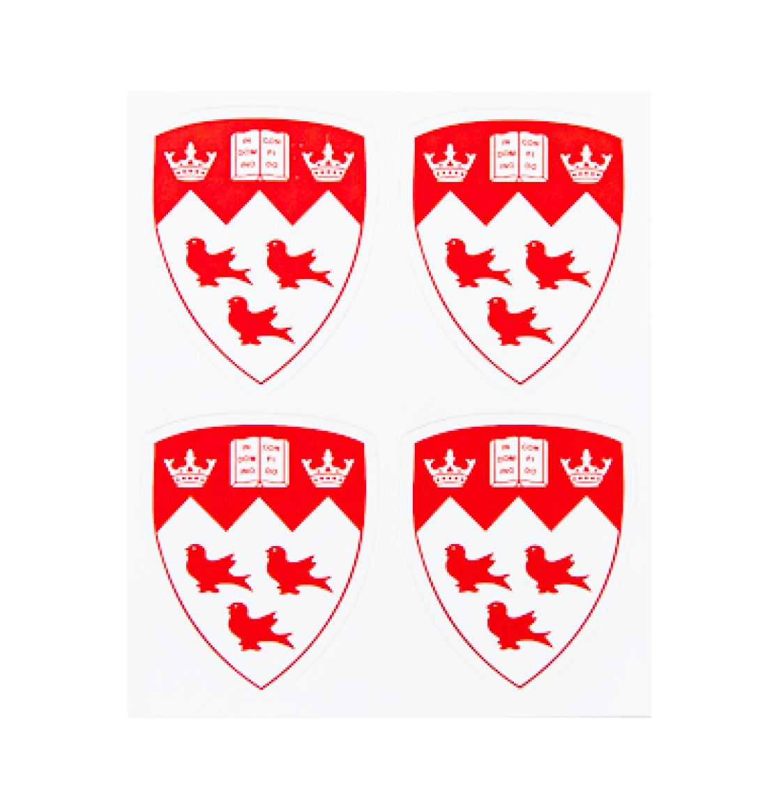 McGill Crest Sticker 4 Pack